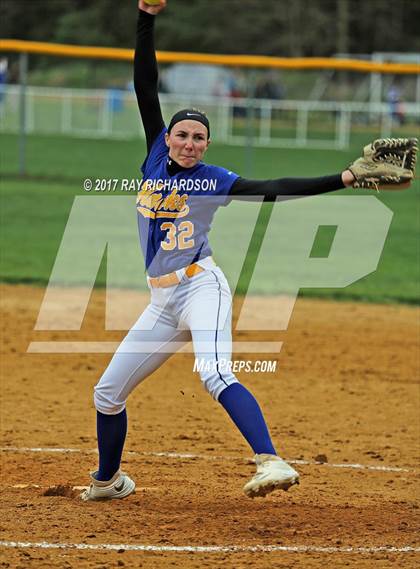 Thumbnail 1 in Donovan Catholic vs. Manchester photogallery.