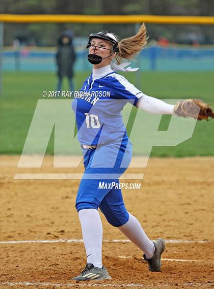 Thumbnail 2 in Donovan Catholic vs. Manchester photogallery.