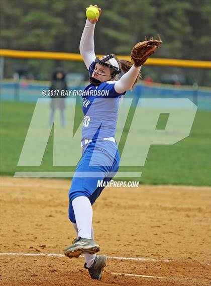 Thumbnail 1 in Donovan Catholic vs. Manchester photogallery.