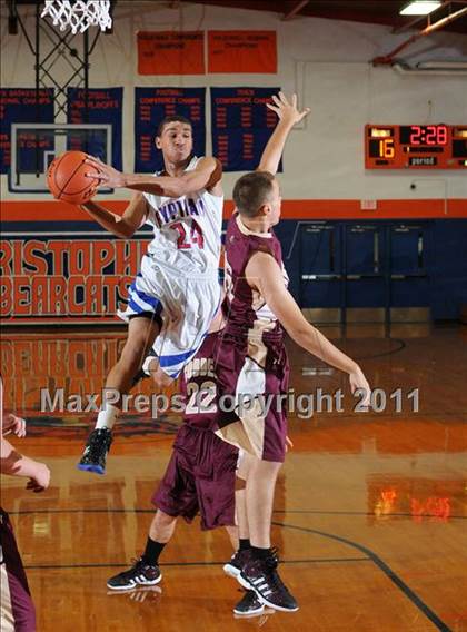 Thumbnail 2 in Cobden vs Egyptian (37th Annual Christopher Turkey Tournament) photogallery.