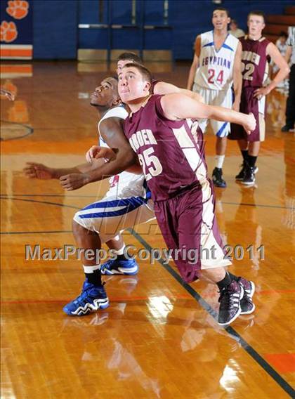 Thumbnail 1 in Cobden vs Egyptian (37th Annual Christopher Turkey Tournament) photogallery.