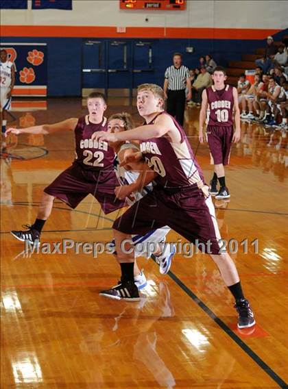 Thumbnail 1 in Cobden vs Egyptian (37th Annual Christopher Turkey Tournament) photogallery.