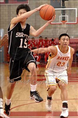 Thumbnail 1 in Servite vs. Ocean View (Nike Extravaganza) photogallery.