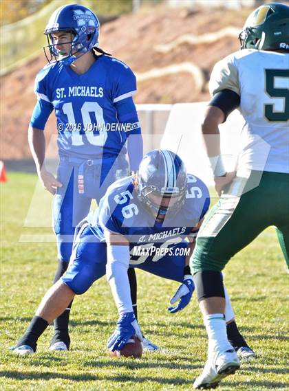 Thumbnail 3 in West Las Vegas @ St. Michael's (NMAA 4A 1st Round) photogallery.