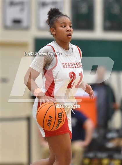 Thumbnail 3 in The Burlington School vs. O'Neal (NCISAA 2A State Championship) photogallery.