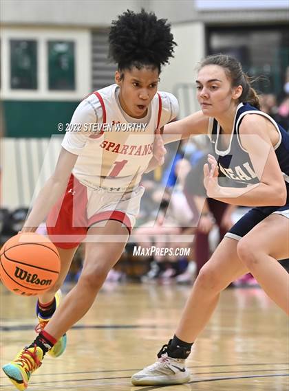 Thumbnail 3 in The Burlington School vs. O'Neal (NCISAA 2A State Championship) photogallery.