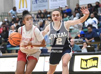 Thumbnail 2 in The Burlington School vs. O'Neal (NCISAA 2A State Championship) photogallery.