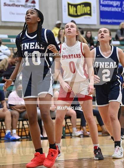 Thumbnail 2 in The Burlington School vs. O'Neal (NCISAA 2A State Championship) photogallery.