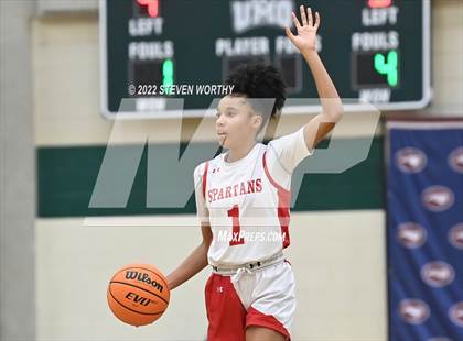 Thumbnail 1 in The Burlington School vs. O'Neal (NCISAA 2A State Championship) photogallery.