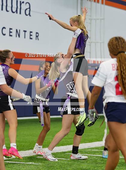 Thumbnail 3 in Arvada West vs Cherry Creek (Girls' Flag Championship) photogallery.