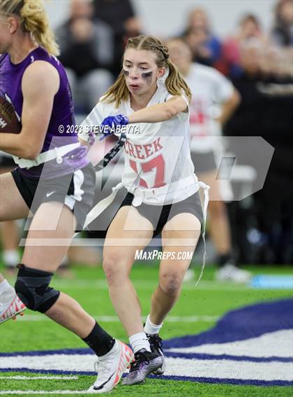 Thumbnail 3 in Arvada West vs Cherry Creek (Girls' Flag Championship) photogallery.