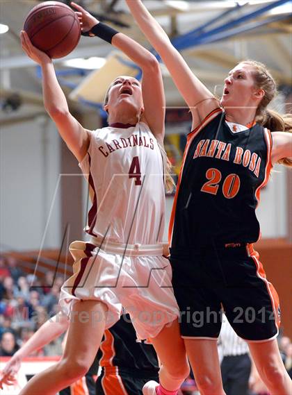 Thumbnail 3 in Cardinal Newman vs. Santa Rosa (NBL Final) photogallery.