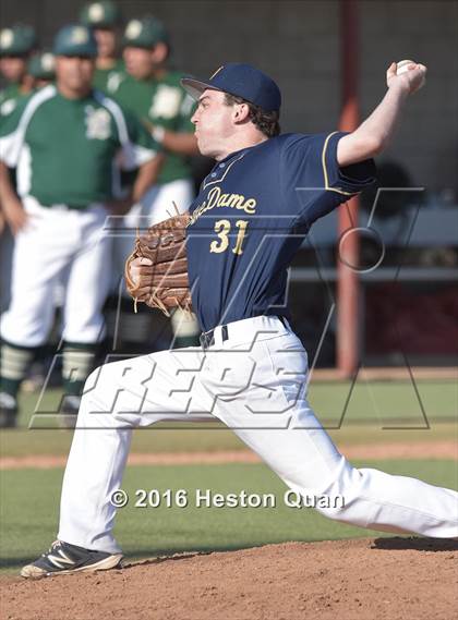 Thumbnail 2 in Notre Dame (SO) vs. Damien (Boras Classic - South) photogallery.