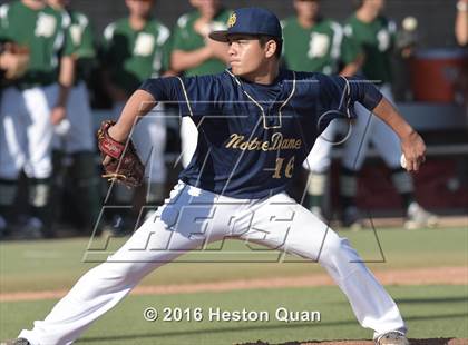 Thumbnail 2 in Notre Dame (SO) vs. Damien (Boras Classic - South) photogallery.