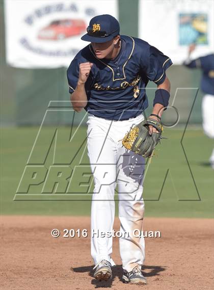 Thumbnail 3 in Notre Dame (SO) vs. Damien (Boras Classic - South) photogallery.