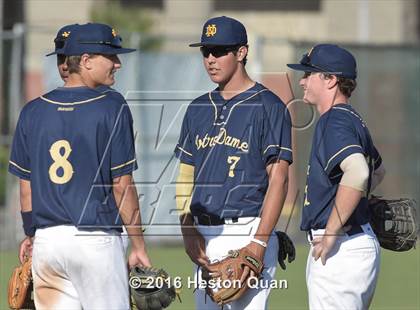 Thumbnail 2 in Notre Dame (SO) vs. Damien (Boras Classic - South) photogallery.