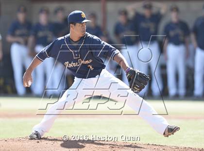 Thumbnail 2 in Notre Dame (SO) vs. Damien (Boras Classic - South) photogallery.