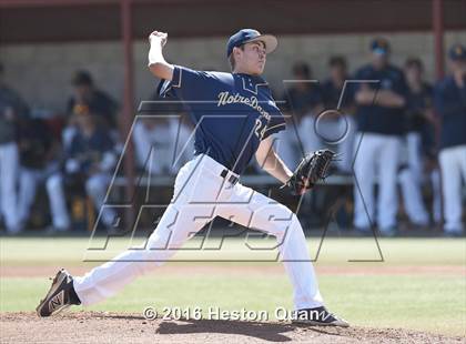 Thumbnail 2 in Notre Dame (SO) vs. Damien (Boras Classic - South) photogallery.