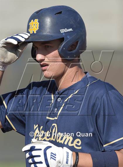 Thumbnail 3 in Notre Dame (SO) vs. Damien (Boras Classic - South) photogallery.