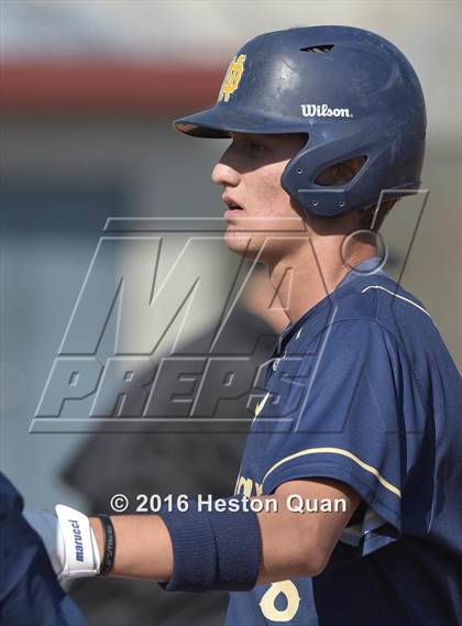 Thumbnail 1 in Notre Dame (SO) vs. Damien (Boras Classic - South) photogallery.