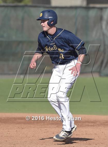 Thumbnail 2 in Notre Dame (SO) vs. Damien (Boras Classic - South) photogallery.