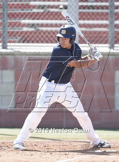 Thumbnail 2 in Notre Dame (SO) vs. Damien (Boras Classic - South) photogallery.
