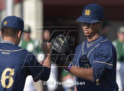 Thumbnail 3 in Notre Dame (SO) vs. Damien (Boras Classic - South) photogallery.