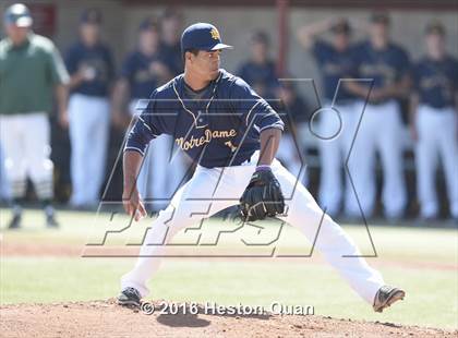 Thumbnail 1 in Notre Dame (SO) vs. Damien (Boras Classic - South) photogallery.