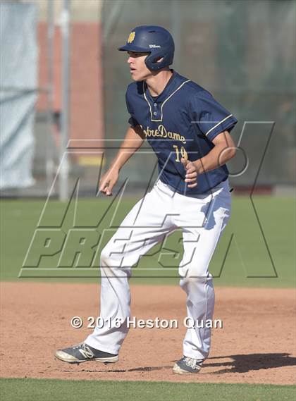 Thumbnail 2 in Notre Dame (SO) vs. Damien (Boras Classic - South) photogallery.