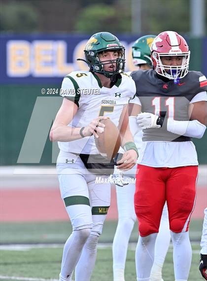 Thumbnail 1 in Sonora vs. St. Pius X-St. Matthias Academy (CIF State Div. 4-A Final) photogallery.