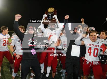 Thumbnail 2 in Loveland vs. Palmer Ridge (CHSAA 4A State Championship) photogallery.