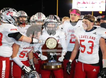 Thumbnail 1 in Loveland vs. Palmer Ridge (CHSAA 4A State Championship) photogallery.