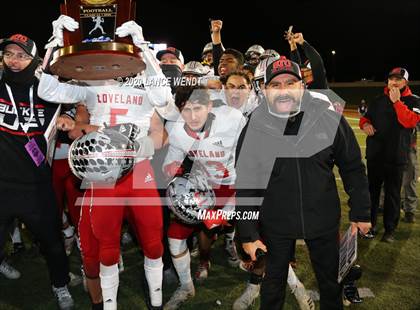 Thumbnail 1 in Loveland vs. Palmer Ridge (CHSAA 4A State Championship) photogallery.