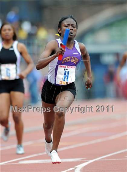 Thumbnail 3 in 117th Penn Relays (Girls 4x100m Final) photogallery.