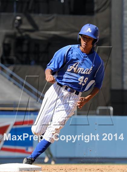 Thumbnail 3 in Bishop Amat vs. Palm Desert (CIF-SS D3 Final) photogallery.