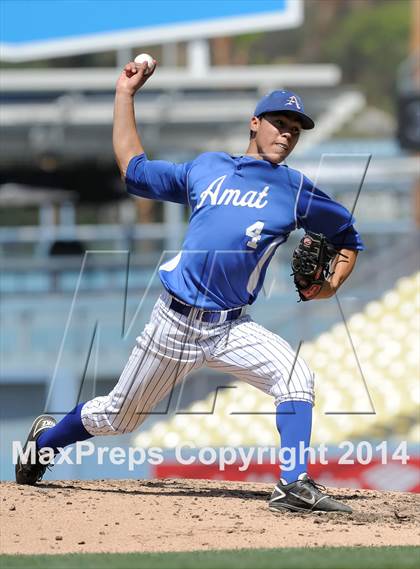 Thumbnail 2 in Bishop Amat vs. Palm Desert (CIF-SS D3 Final) photogallery.