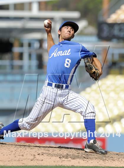 Thumbnail 1 in Bishop Amat vs. Palm Desert (CIF-SS D3 Final) photogallery.