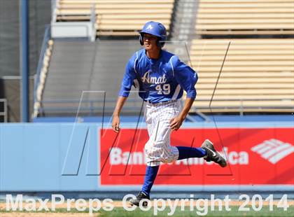 Thumbnail 2 in Bishop Amat vs. Palm Desert (CIF-SS D3 Final) photogallery.