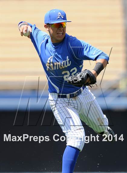 Thumbnail 2 in Bishop Amat vs. Palm Desert (CIF-SS D3 Final) photogallery.