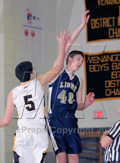 Thumbnail 2 in Clarion-Limestone vs Venango Catholic photogallery.