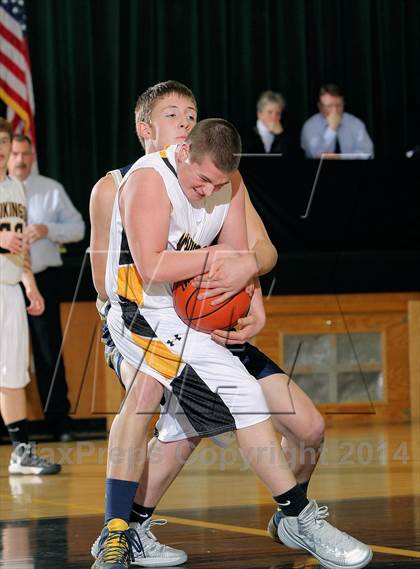 Thumbnail 1 in Clarion-Limestone vs Venango Catholic photogallery.