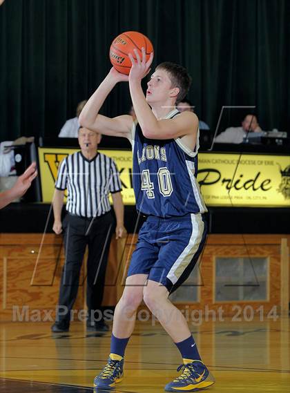 Thumbnail 2 in Clarion-Limestone vs Venango Catholic photogallery.