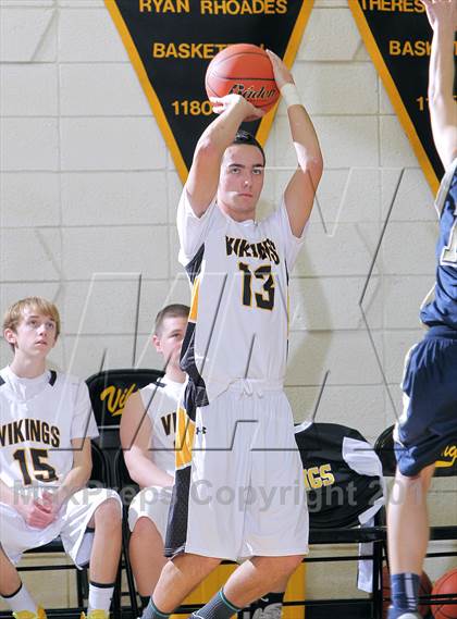Thumbnail 1 in Clarion-Limestone vs Venango Catholic photogallery.