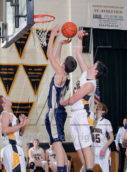 Thumbnail 2 in Clarion-Limestone vs Venango Catholic photogallery.