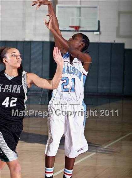 Thumbnail 1 in Kingwood Park vs.Madison [James] (McDonald's Texas Invitational) photogallery.