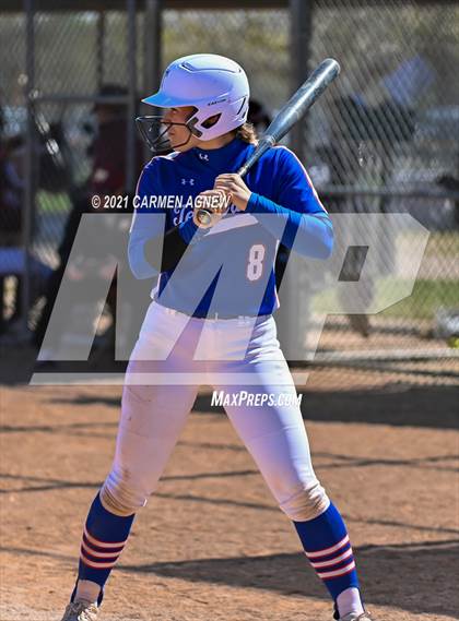 Thumbnail 3 in Cypress Woods vs Temple (NFCA Texas High School Leadoff Classic Tournament) photogallery.