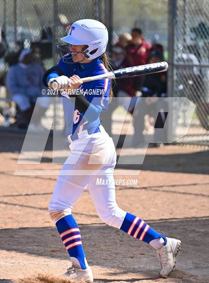 Thumbnail 1 in Cypress Woods vs Temple (NFCA Texas High School Leadoff Classic Tournament) photogallery.