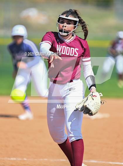 Thumbnail 2 in Cypress Woods vs Temple (NFCA Texas High School Leadoff Classic Tournament) photogallery.