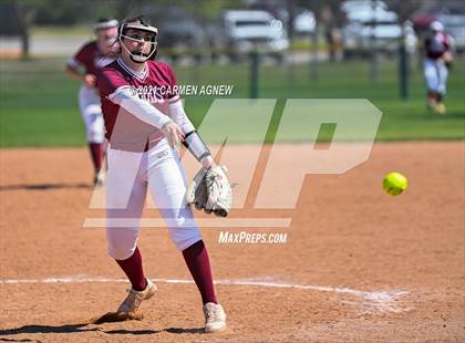 Thumbnail 3 in Cypress Woods vs Temple (NFCA Texas High School Leadoff Classic Tournament) photogallery.