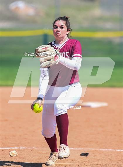 Thumbnail 2 in Cypress Woods vs Temple (NFCA Texas High School Leadoff Classic Tournament) photogallery.